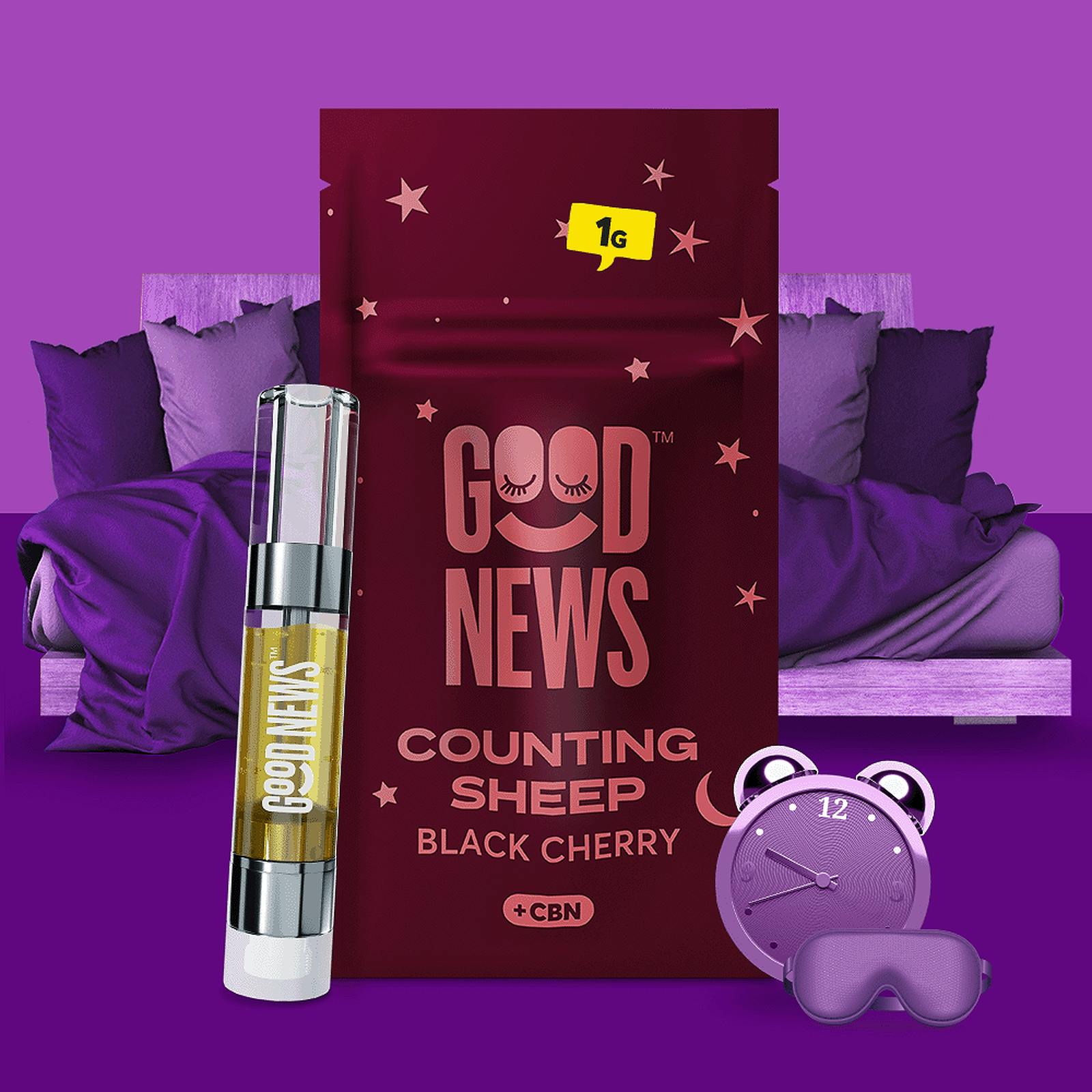 Good News GOOD NEWS | COUNTING SHEEP + CNB | CART INDICA — VAPORIZERS