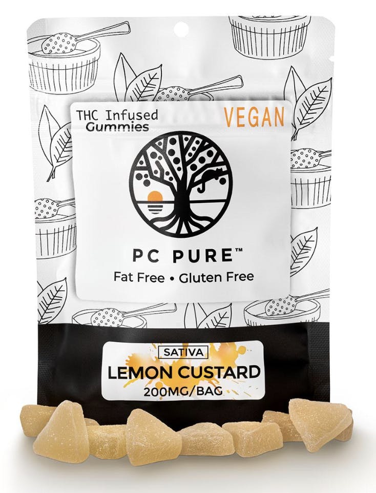 Product: PC Pure | Gummies - 200mg - Lemon Custard (Sativa)