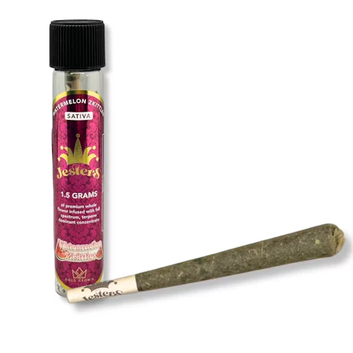Jesters - 1.5g Infused Preroll - Watermelon Zkittles