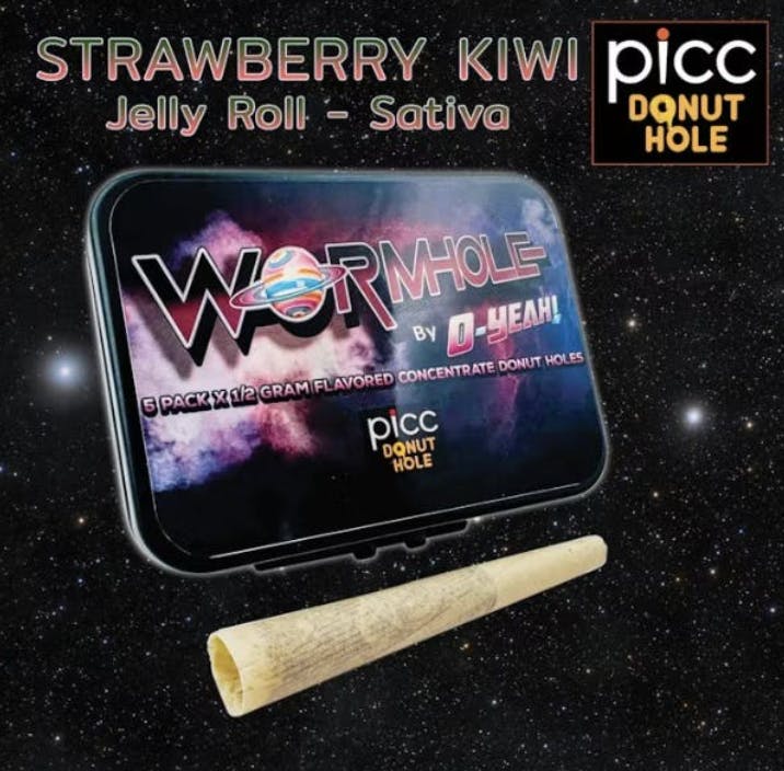 Product Oh Yeah! Worm Hole | Strawberry Kiwi Jelly Roll (S) 5pk | Picc