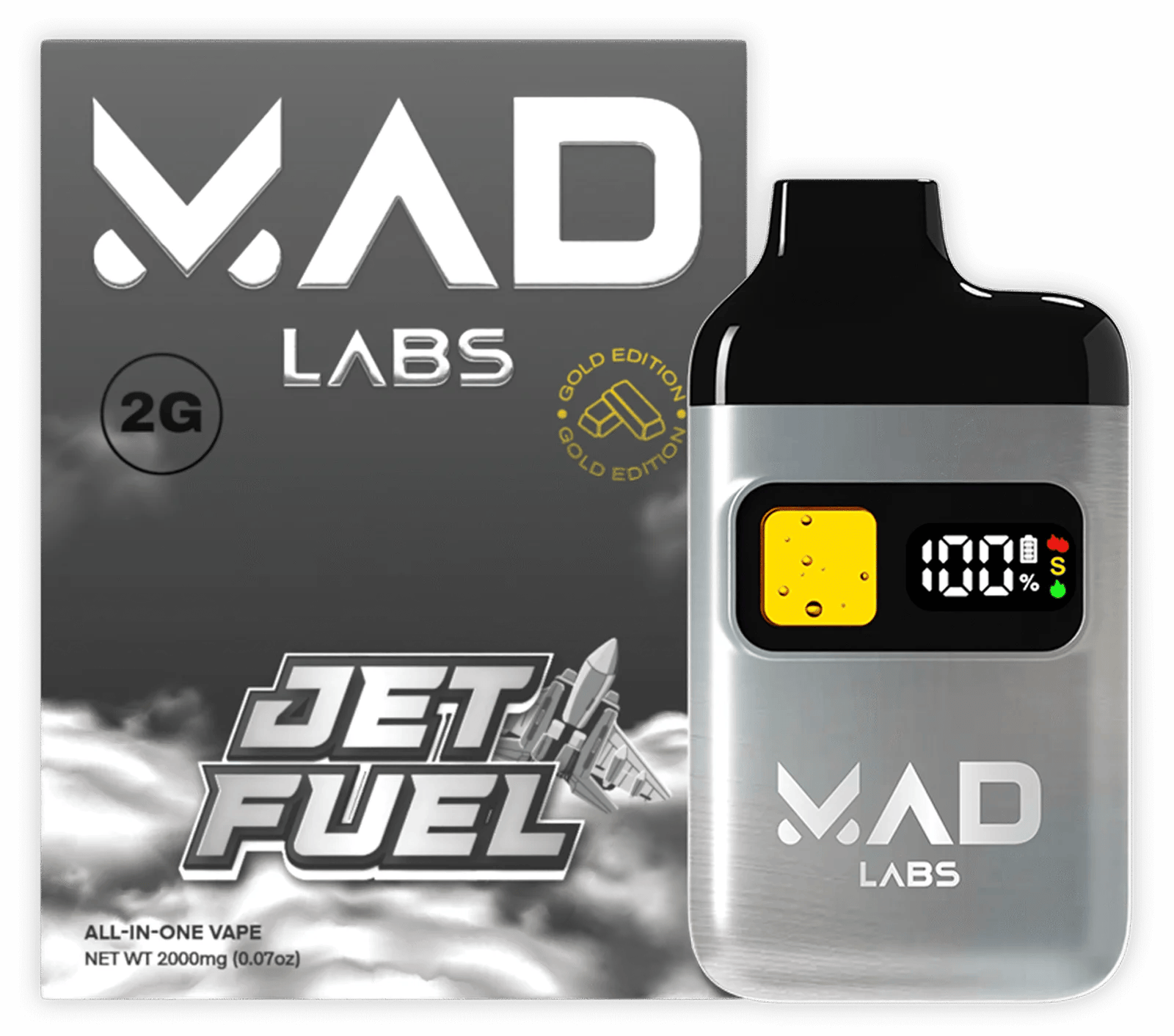 mad labs disposable vape pen Mad Labs - 2g - Jet Fuel flavor:watermelon 7 Daze Ohmlet Disposable ST20
