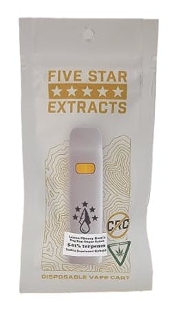 Five Star Extracts - Golden Guava Nug Run - 1g Disposable Vape