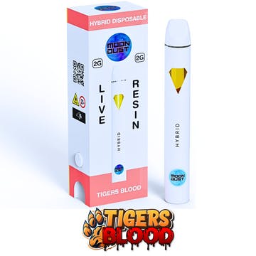 Moondust Live Resin Disposable Tiger's Blood - Hybrid