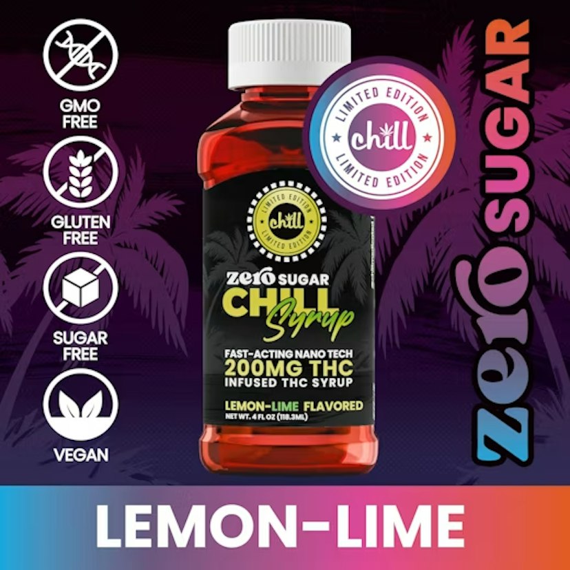 Chill Medicated 200mg Zero Sugar Syrup Lemon Lime