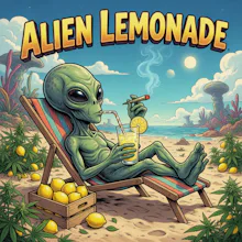DELI - Alien Lemonade - FLOWER by LA BELVA LABS at King of Budz