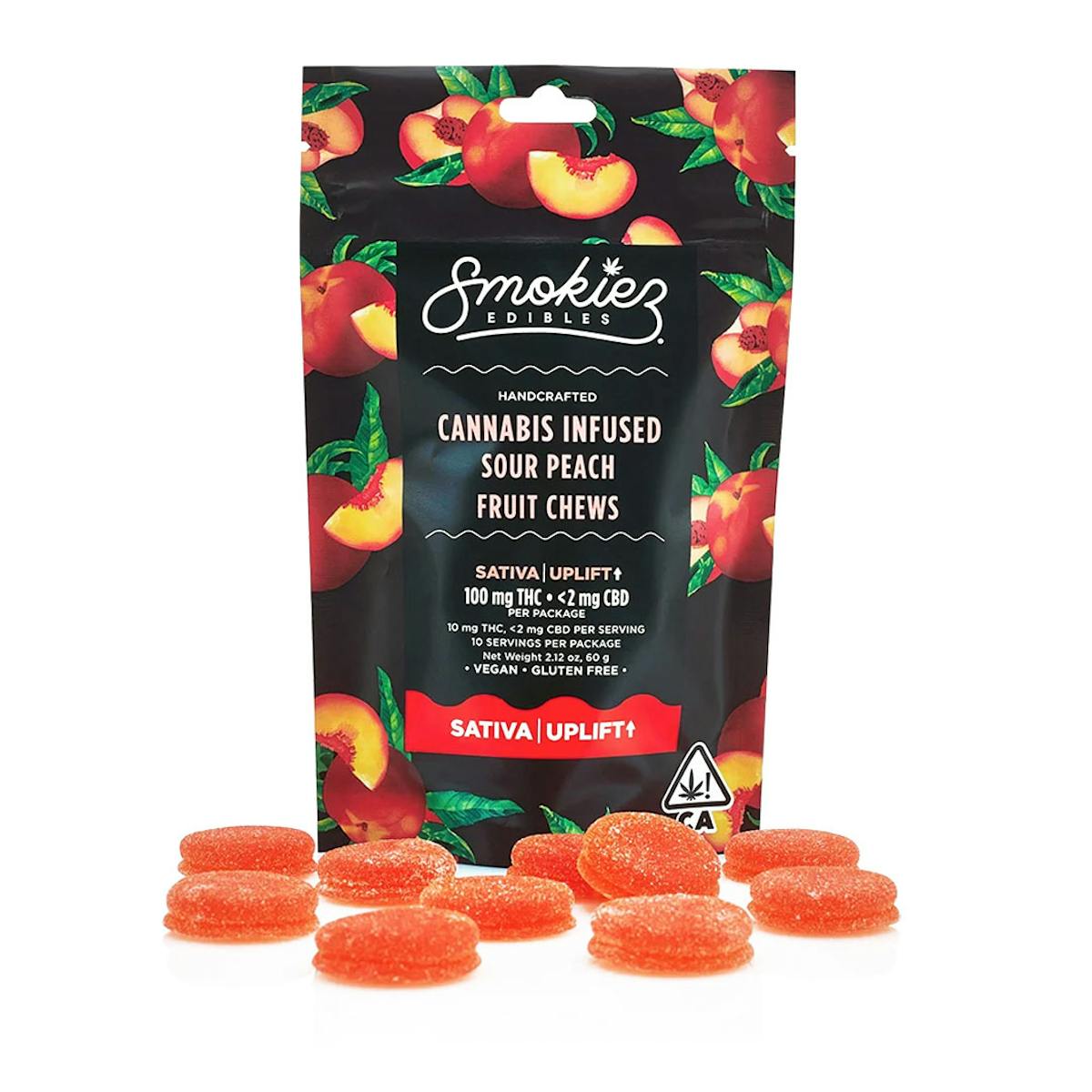 Photo of Smokiez | Gummies | Sour Peach (Sativa)