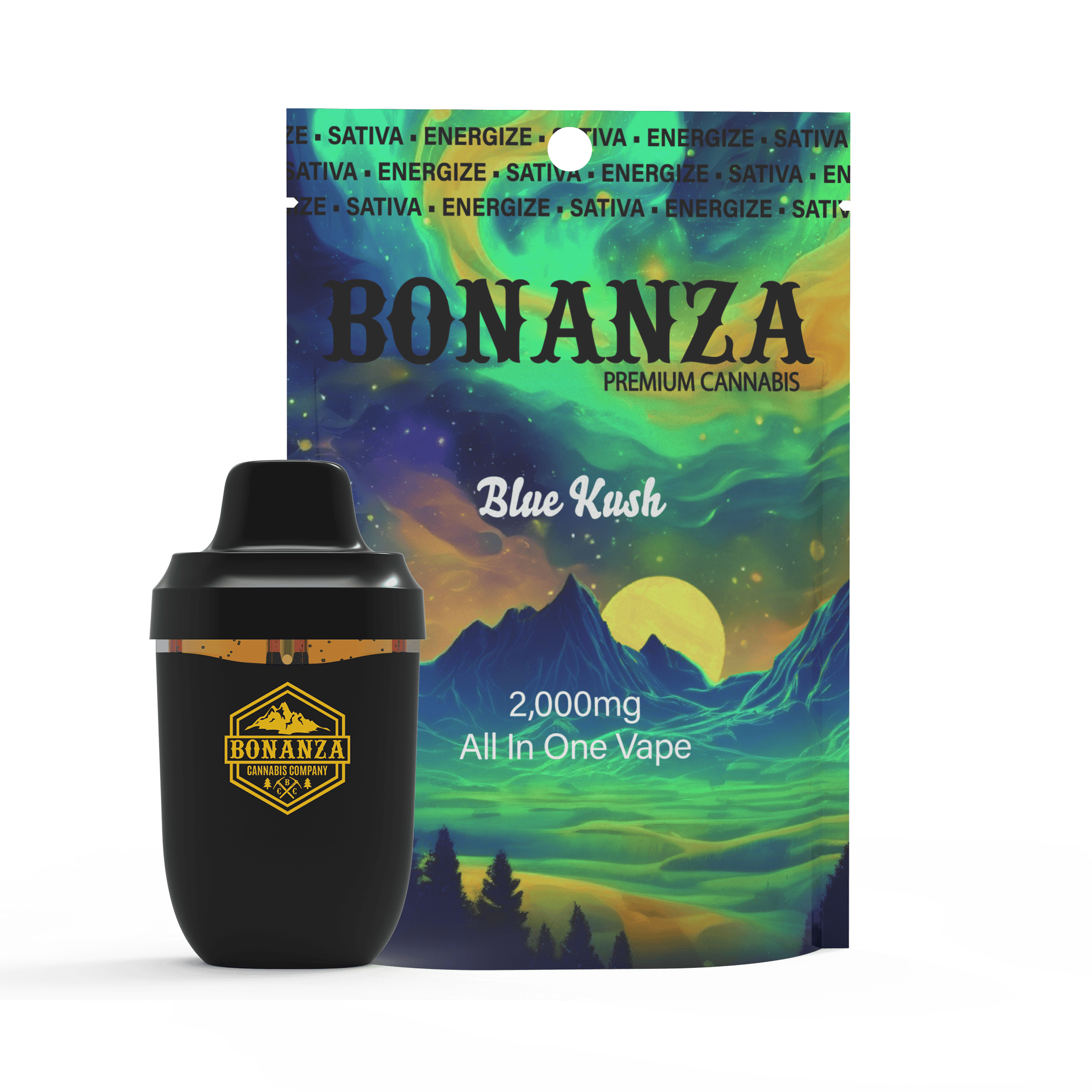 Bonanza Cannabis Blue Kush | Disposable Vape