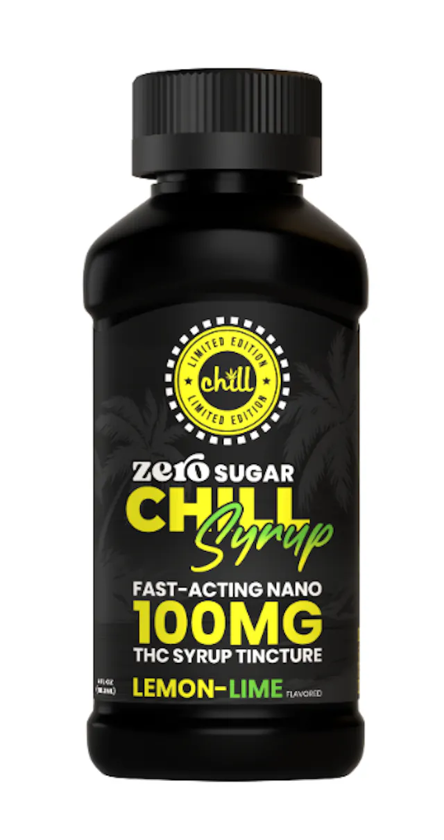 Chill Tincture Zero Sugar Lemon Lime Syrup 100mg (hybrid, flavored, 1g)