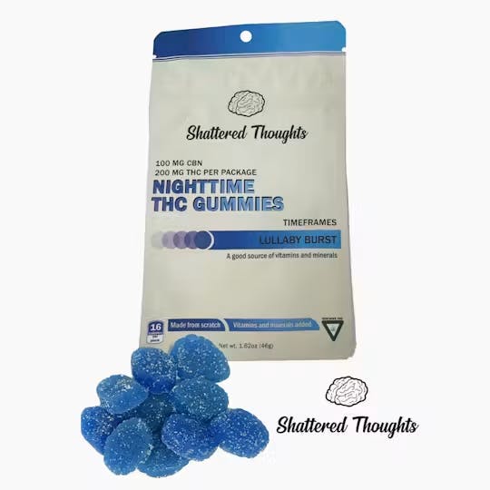 Shattered Thoughts | Gummies - 200mg - Lullaby Burst  *CBN Infused*