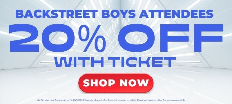 20% off with backstreet boys ticket for attendees