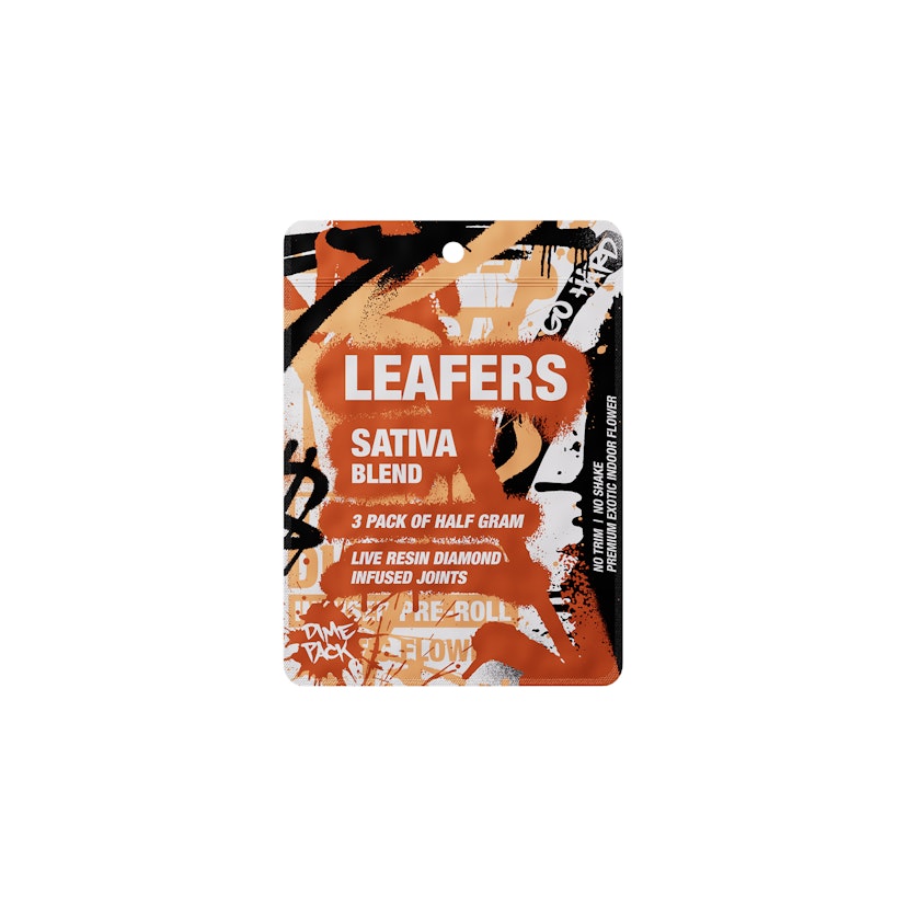 Leafers Live Resin Diamond Infused Joints: 3pk Sativa Blend