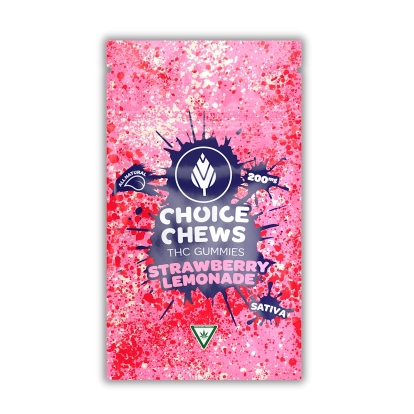 Choice Chews | Gummy | Strawberry Lemonade | 200mg