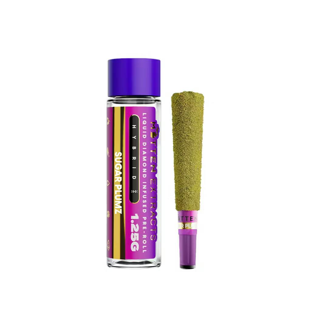 Mitten Extracts - 1.25g Infused Preroll - Sugar Plumz (H)