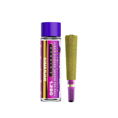 Mitten Extracts - 1.25g Infused Preroll - Sugar Plumz (H)