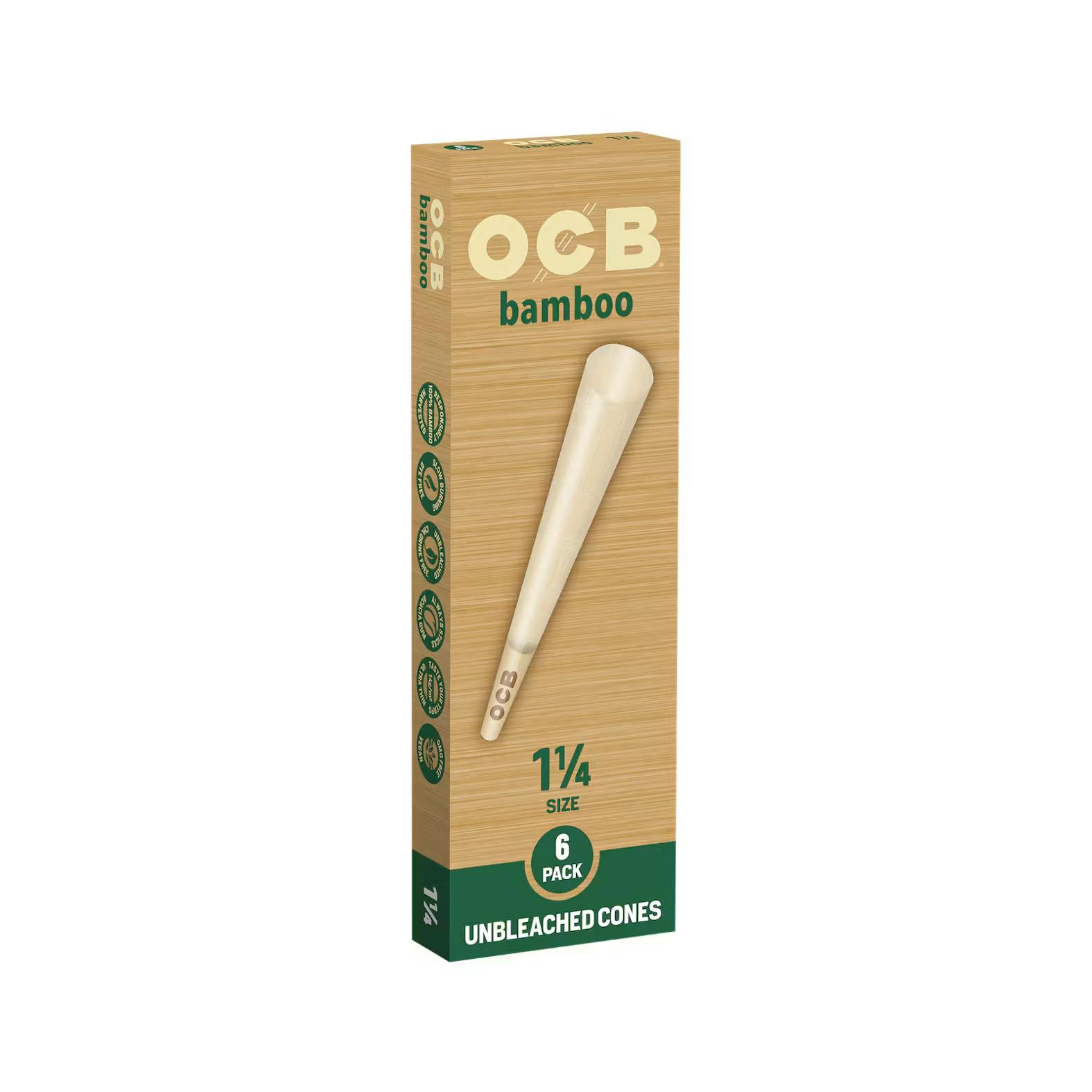 Bamboo Cones - 1 1/4" 6pk