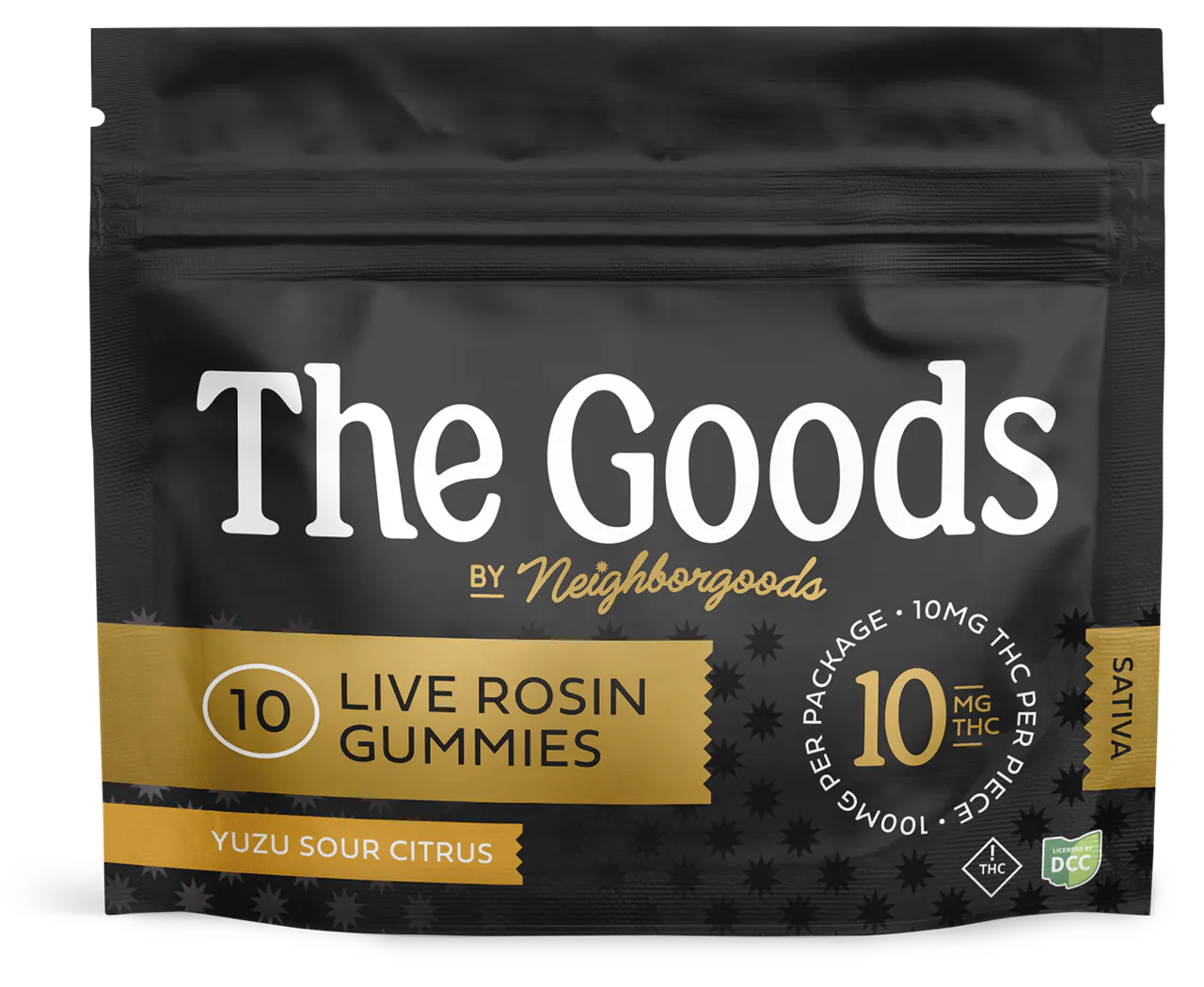 Yuzu Sour Citrus | Live Rosin Gummies | [90.91mg] | Terrasana