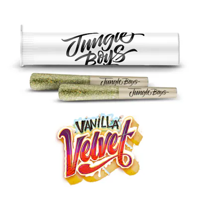 Vanilla Velvet - Premium Pre-Roll, as Jungle Boys's menu shows it