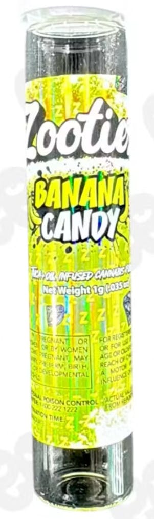 Zooties | Banana Candy | 2.5G (5 x 0.5G) Diamond Infused Pre-Rolls