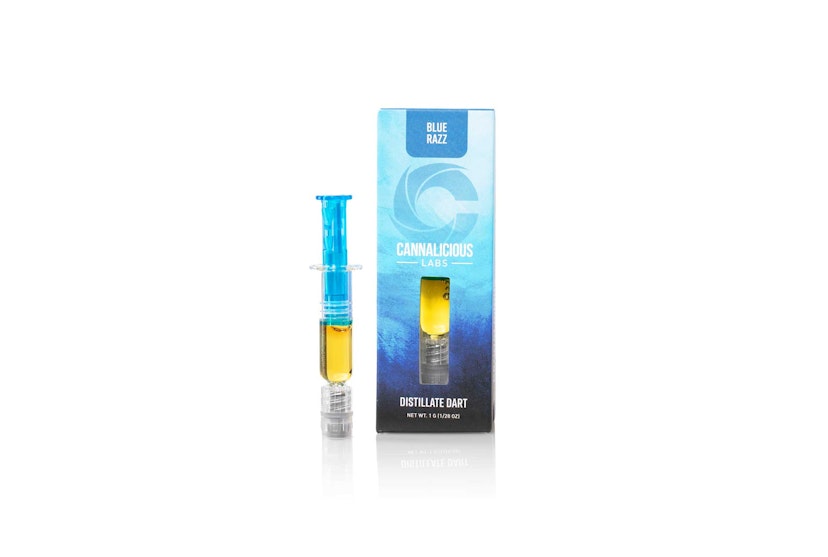 Cannalicious | 200mg Distillate Dart | Blue Razz