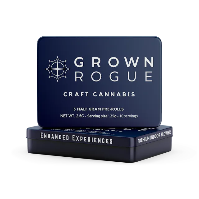 Grown Rogue Pre-Roll Pack Gogurtz 5pk/2.5g (hybrid, packs)