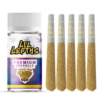 Left Coast - 5 Pack .75g Infused Prerolls - Grape Cookies - PRE_ROLLS by Left Coast at King of Budz