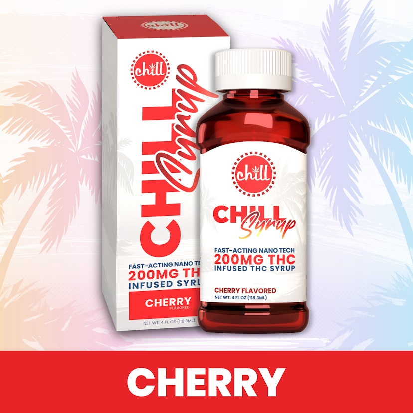 Chill Medicated - Cherry 200mg THC Syrup