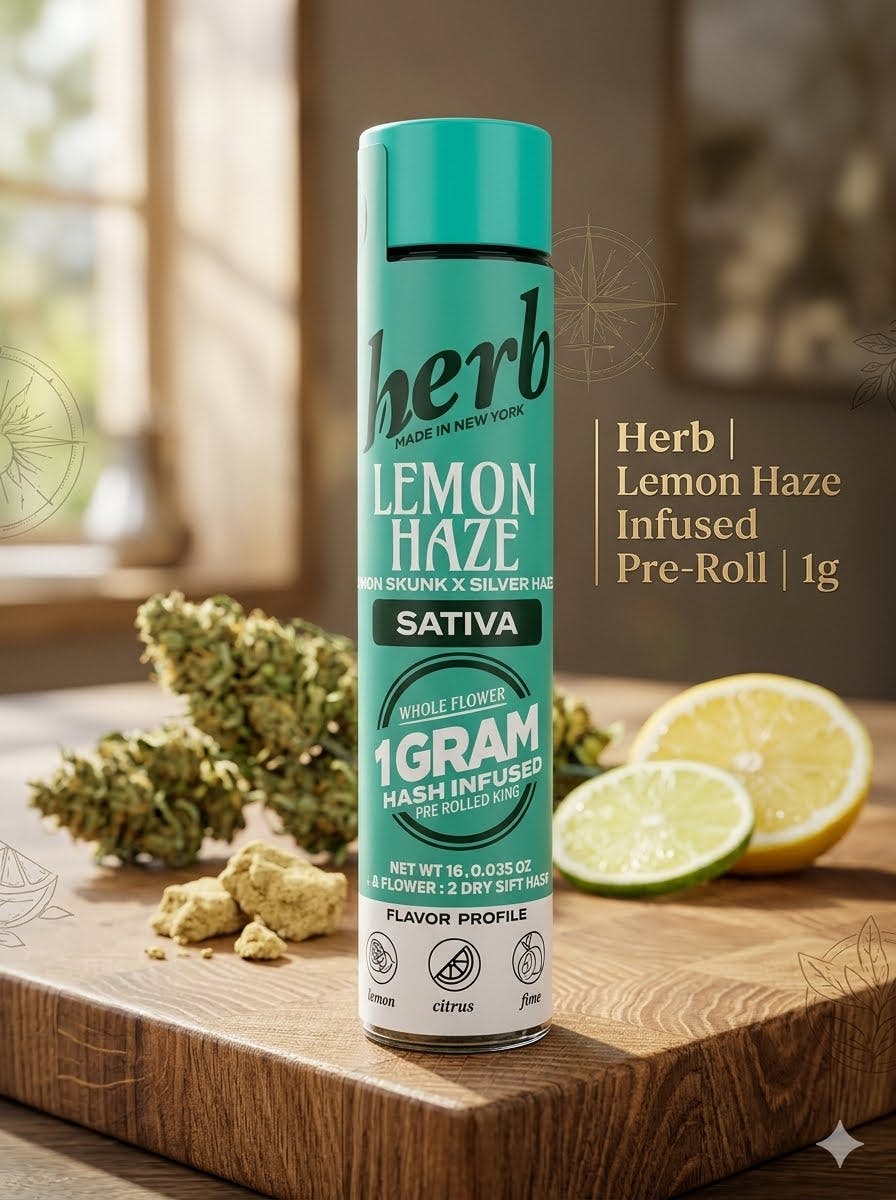 Product Herb | Lemon Haze | Infused Pre-Roll | 1g