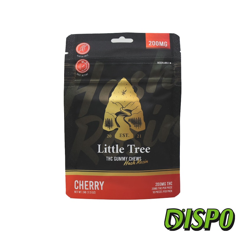 Little Tree - Cherry 200mg Hash Rosin Gummies
