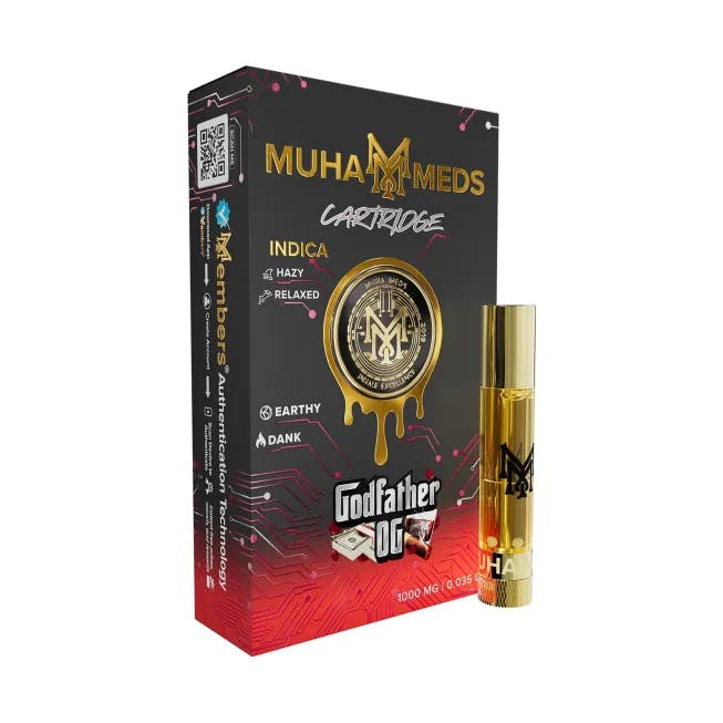 Muha Meds - 1g Cart - Godfather OG