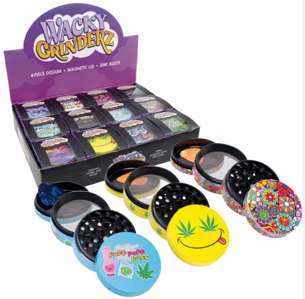 Wacky Grinderz 4pc Grinder | Affinity Dispensary Bridgeport - MED