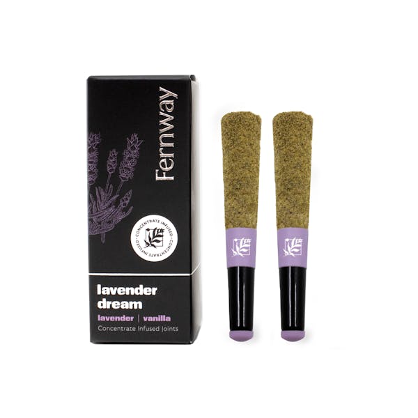 Lavender Dream (I) - 0.5g | 2pk Diamond Infused Pre-Rolls - Fernway