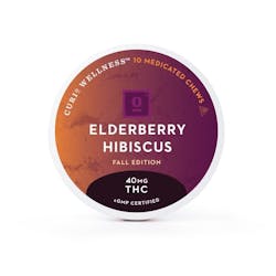 Edible-Elderberry Hibiscus 40mg Each 400mg Total THC 10pk