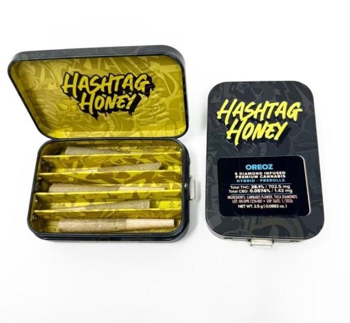 Hashtag Honey | Oreoz | Infused Pre Roll 5pk