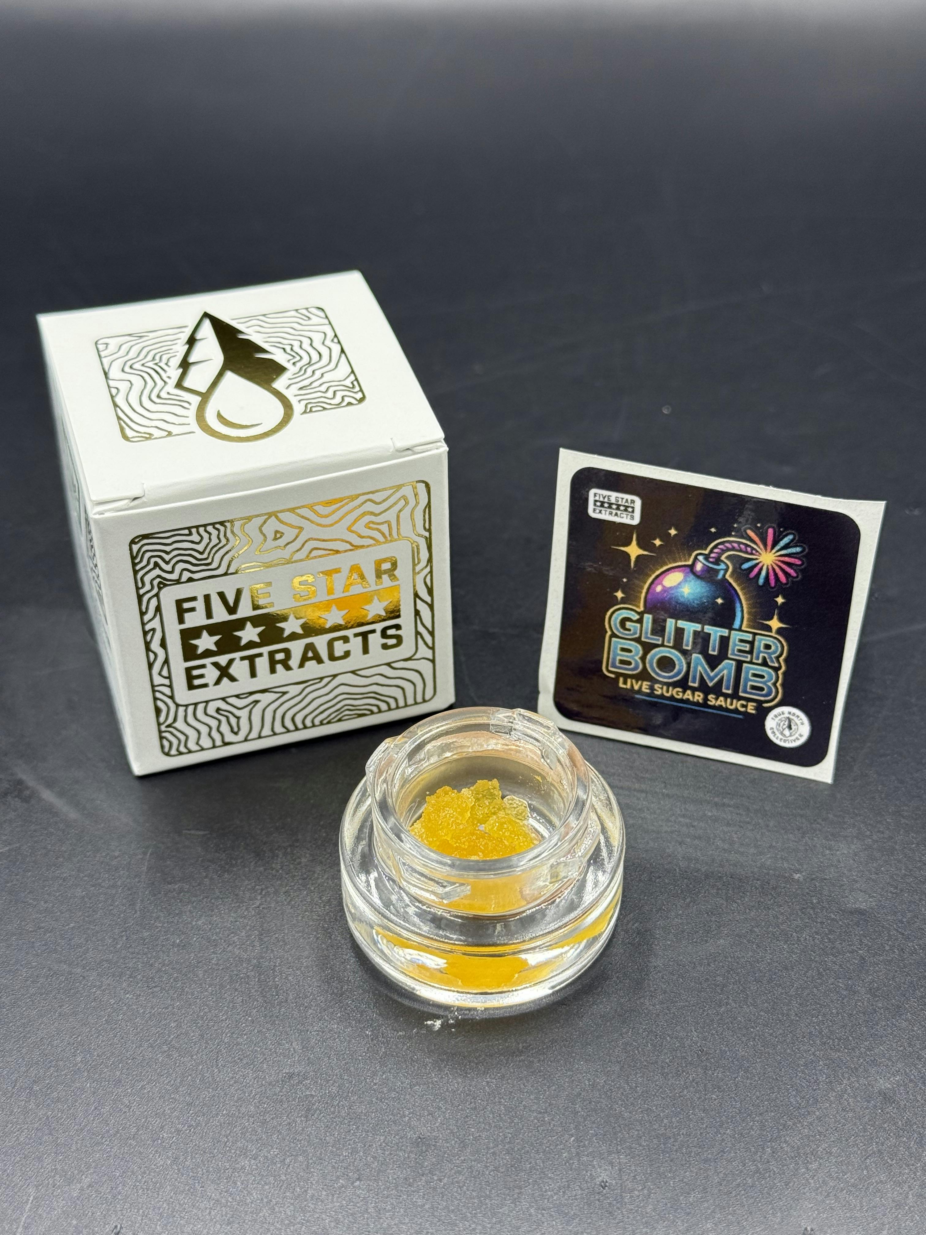 Product: True North | Glitter Bomb | Live Sugar Suce Concentrate Hybrid