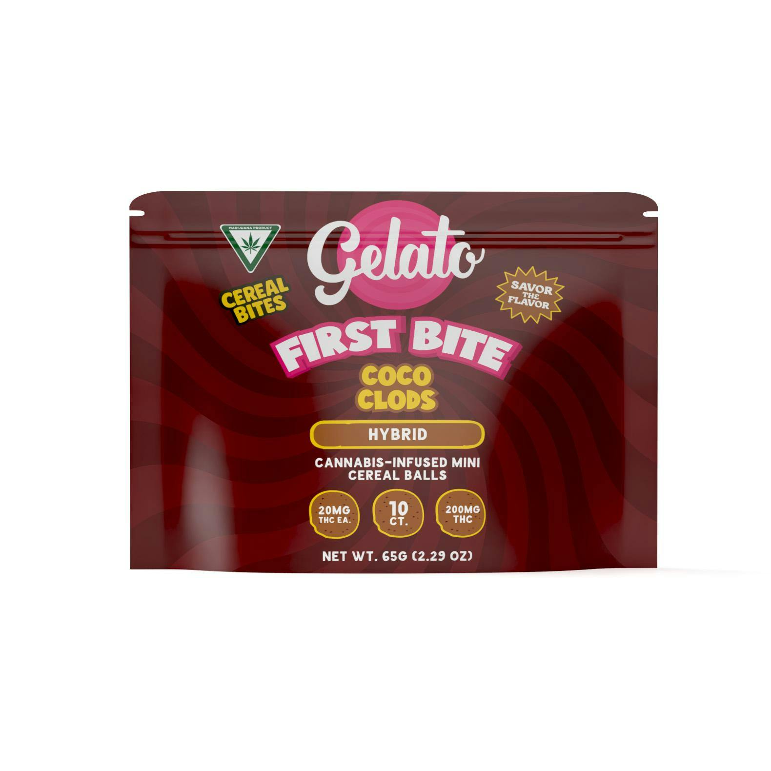 Gelato First Bite - Cannabis Infused Cereal Bites 200mg - Coco Clods