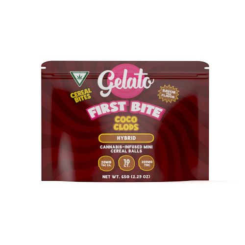 Gelato First Bite - Cannabis Infused Cereal Bites 200mg - Coco Clods