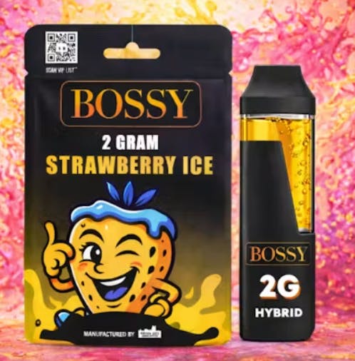 Bossy | Strawberry Ice | 2G Disposable