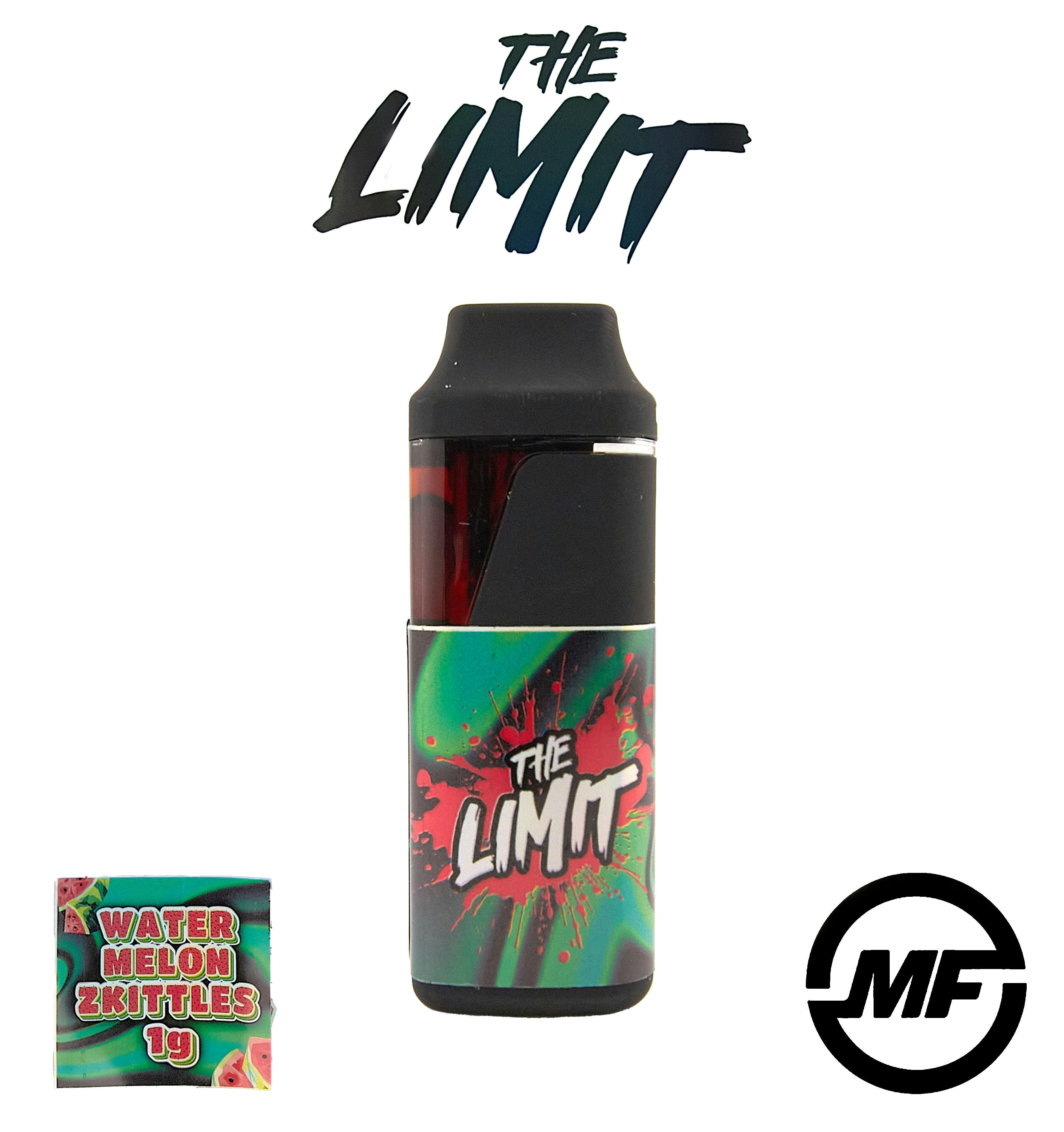 The Limit | Watermelon Zkittles | Live Resin Disposable | 1g | Michigan's  Finest