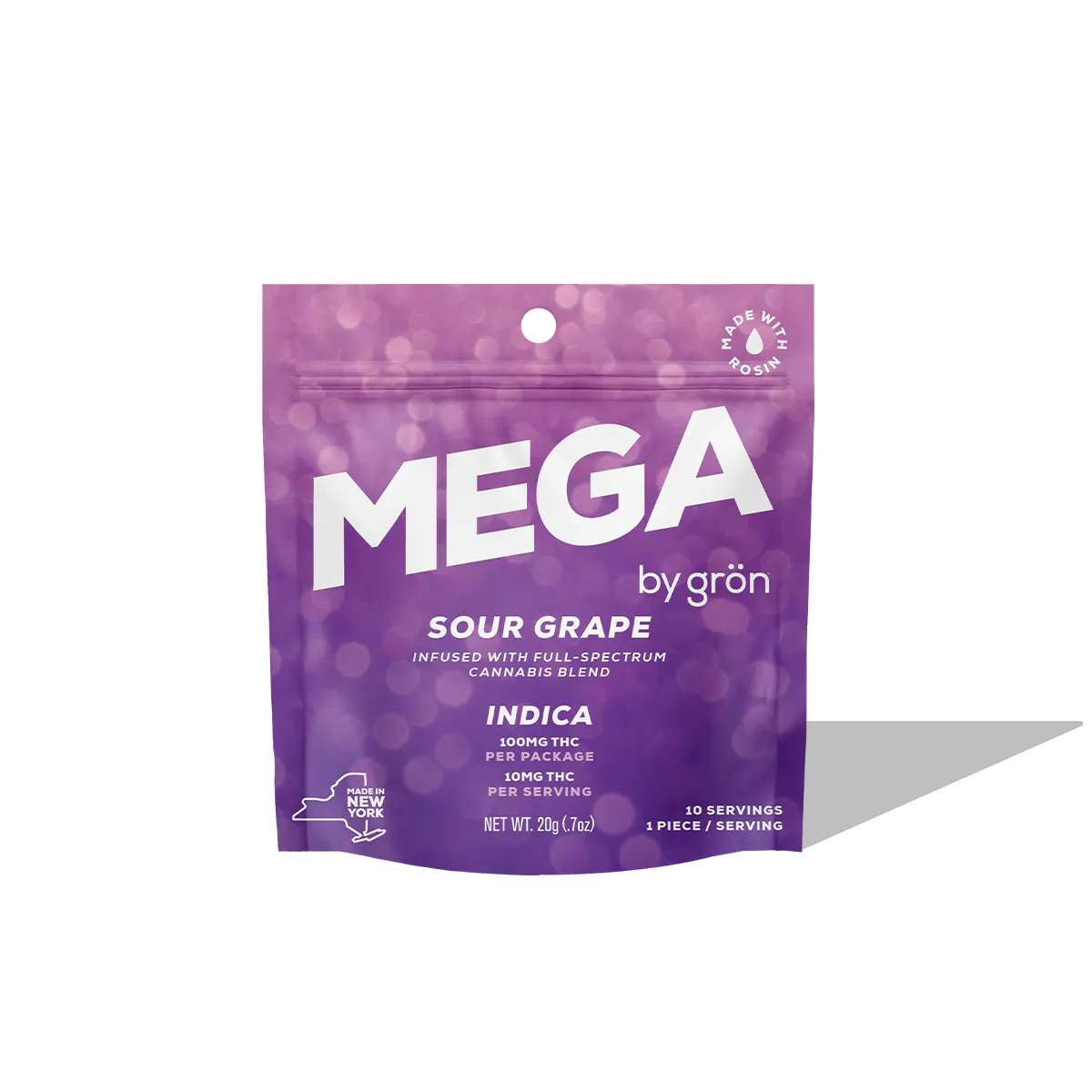 Sour Grape (I) - MEGA Rosin Gummy | MJ Dispensary - Spencerport
