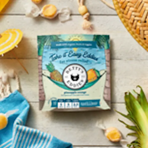 Take It Easy Eddies Pineapple Orange Stress Relief Fruit Chews [10pk]-1