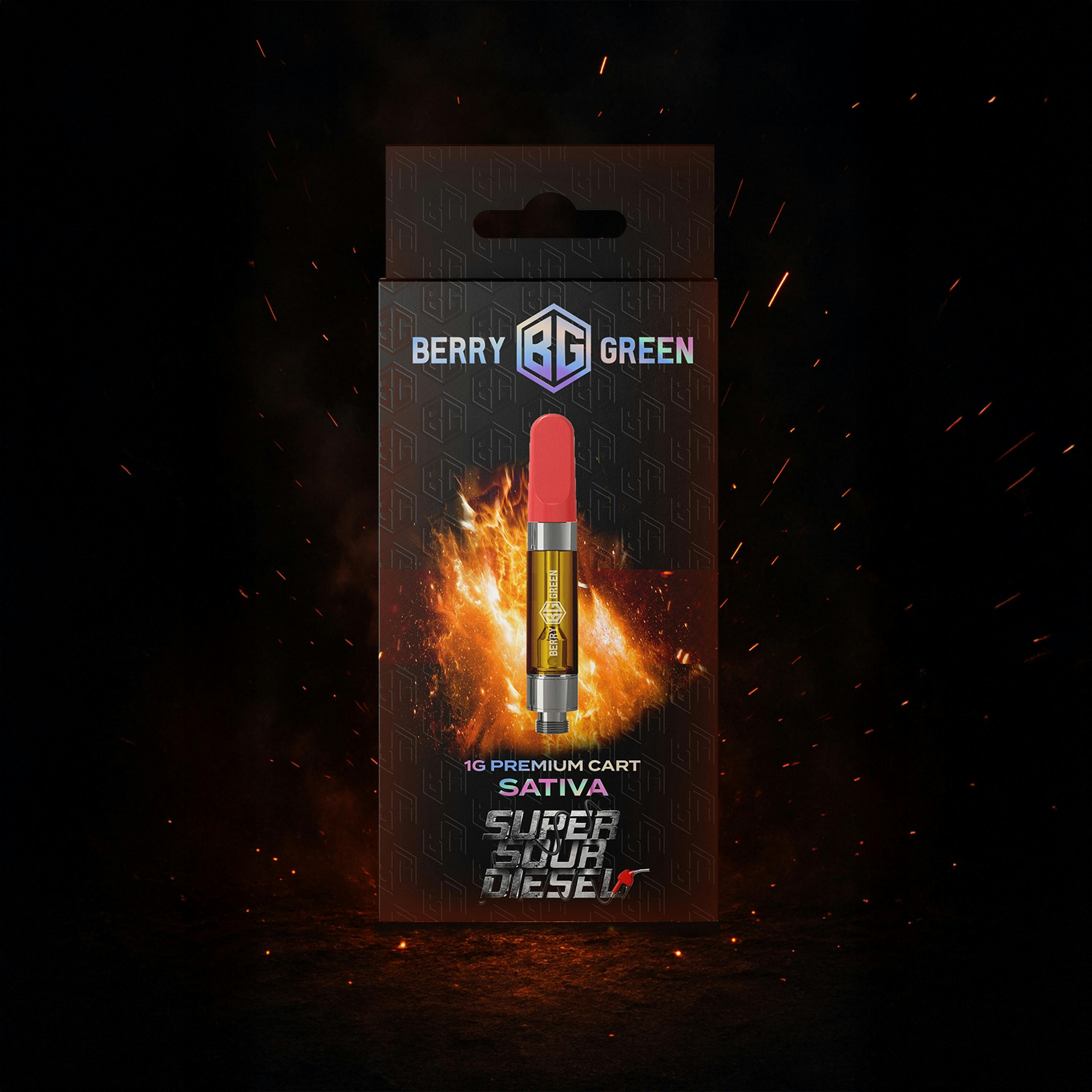 Berry Green - 1g Cart - Super Sour Diesel