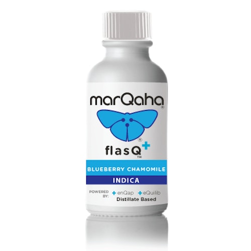  MarQaha - FlasQ! Blueberry Chamomile THC INDICA 100mg photo
