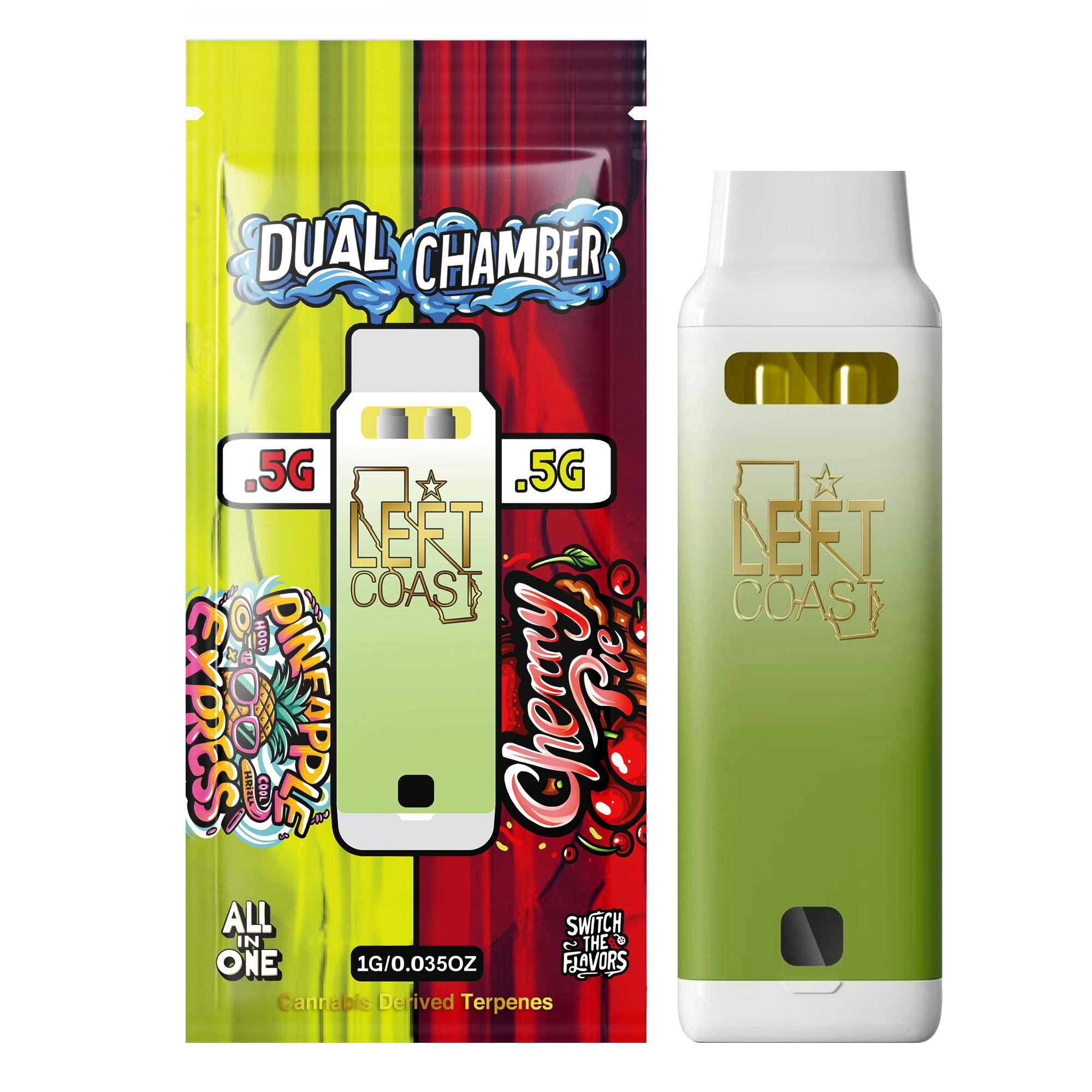 Vape | Left Coast | Pineapple Express x Cherry Pie | Dual Chamber | AIO