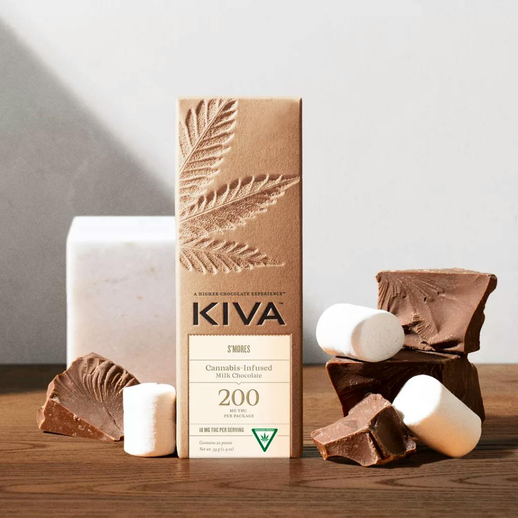 Product: Kiva | Chocloate Bar - 200mg - S'mores