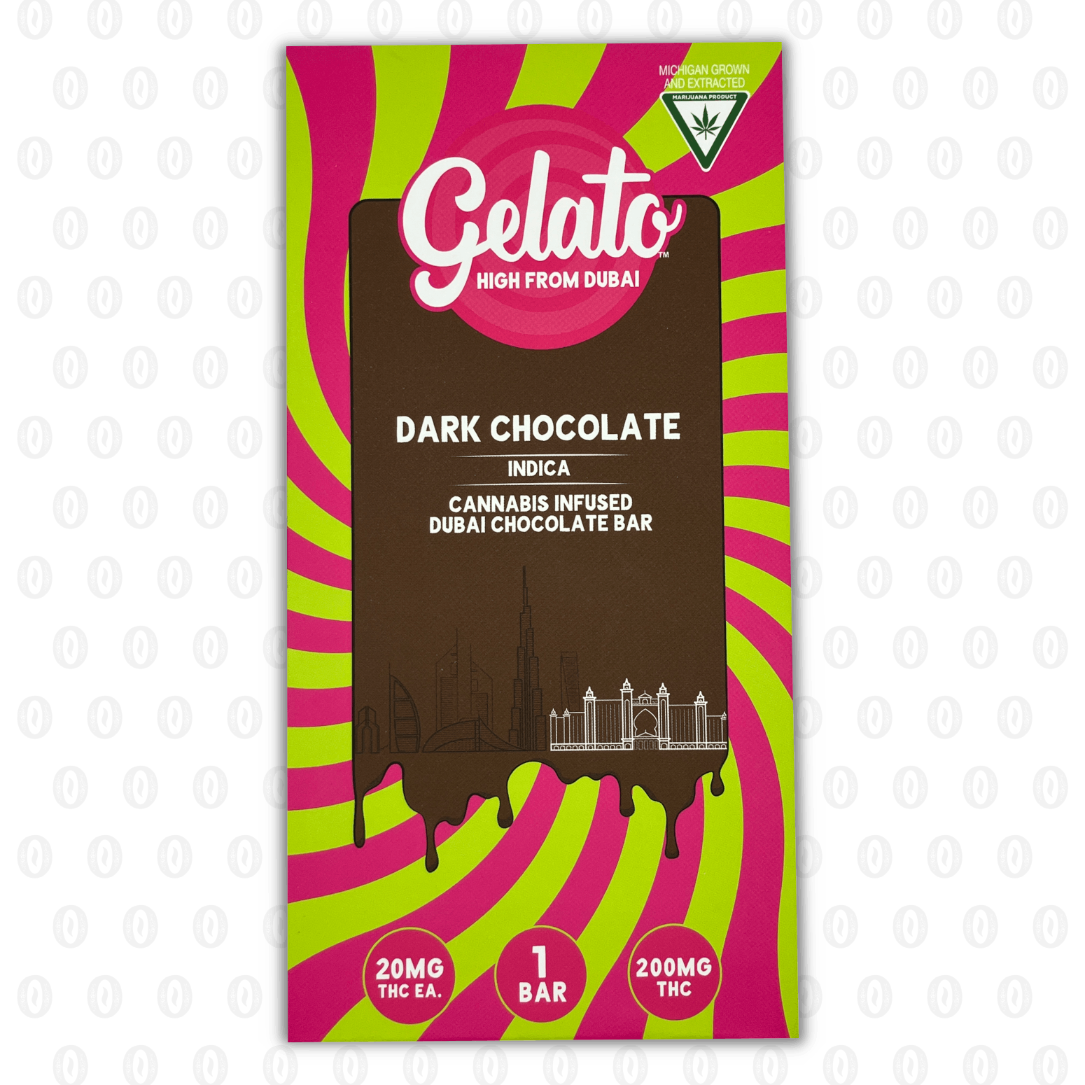 Product: Gelato | Dubai Bar - 200mg - Dark Chocolate