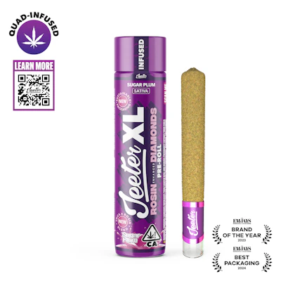Sugar Plum Jeeter XL Infused Pre-Roll | 2g - PRE_ROLLS by Jeeter at King of Budz