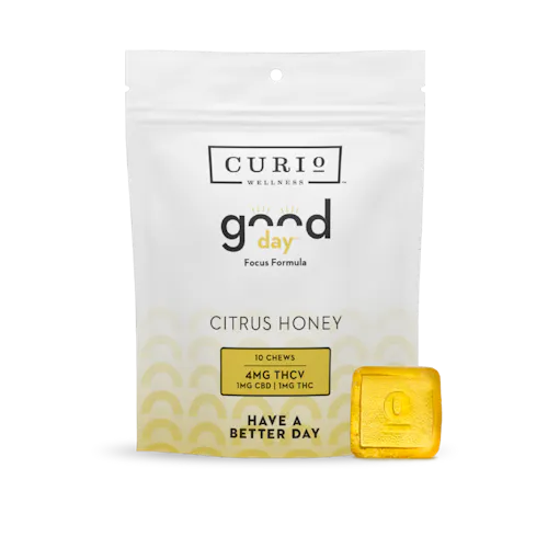 Good Day Citrus Honey Chews 1:1:4 CBD:THC:THCV | 10 x 1mg-active