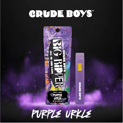 Crude Boys - 2g Big Ripper - Purple Urkle - DISPOSABLES by Crude Boys at King of Budz