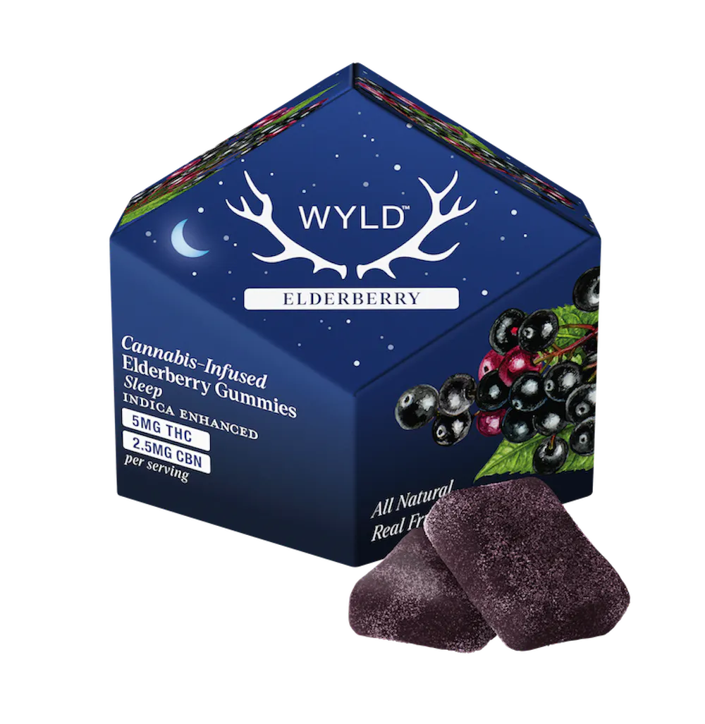 Product WYLD - Elderberry 2:1 THC:CBN Gummies (100mg 10pk)