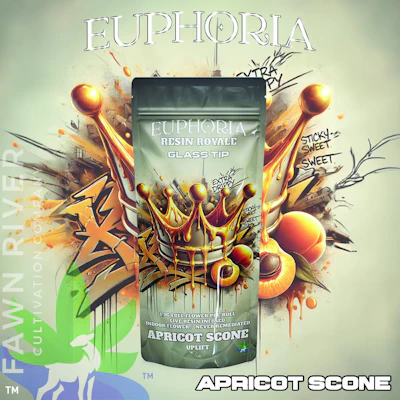 Euphoria - 1.3g Live Resin Infused Preroll - Apricot Scone